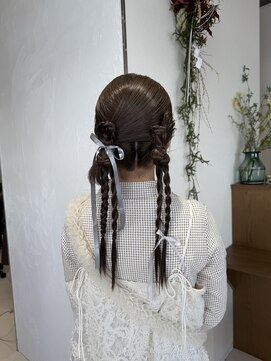 リル 茅ヶ崎(Liru:) ヘアセット/ヘアアレンジ/カチモリ/編みおろし/ハーフアップ