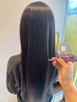 スリーピースヘア 恵比寿(3PeaceHair) 縮毛矯正ロング♪ダメージレス縮毛矯正！髪質改善ココアベージュ