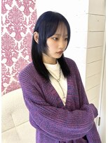 髪屋 紬 ネイビーブルー/ブルーカラー/ルーツカラー/ダブルカラー