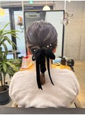 ヘアセット　髪質改善トリートメント　ヘッドスパ
