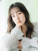 デバイス バイ フレイムス 越谷(DEVICE by Frames)&nbsp;大人可愛いウェーブロング20代30代40代前髪あり透明感カラー越谷