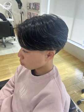 サラ 新宮店(SARA) 【挑戦しやすい！】センターパート×ニュアンスパーマ