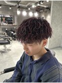 ハイライトメッシュ×ツイストスパイラルパーマ