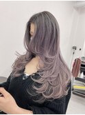 海外バタフライカットグラデーション