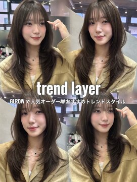 グロー オオミヤ アネックス 大宮(GLROW OMIYA ANNEX) ★GLROW 髪質改善 縮毛矯正 ミディアムレイヤー レイヤーカット