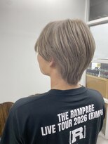 アールヘアーメイク(r hair make)&nbsp;【メンズ】ミルクティーマッシュスタイル