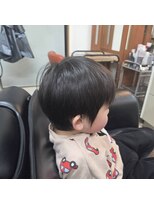 ヘアーファン(Hair Fun)&nbsp;キッズカット☆男の子女の子も可愛い耳すっきりマッシュショート