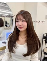 ザ シェノン ウメダ(THE CHAINON UMEDA)&nbsp;ワンホンレイヤー/ミルクティーブロンド/ダークブルー/心斎橋