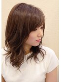 女子力高めな品ありセミロング