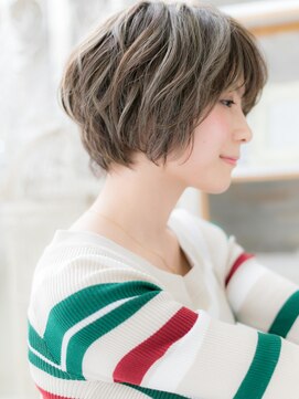 モッズヘア 上尾西口店(mod's hair) ★オリーブアッシュ抜け感ひし形クールショート20代30代40代★7