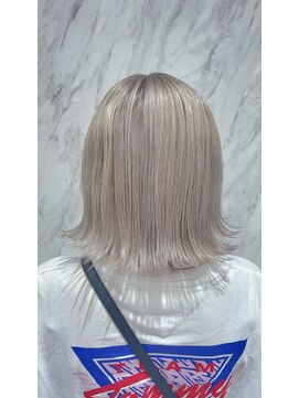 インスヘアー 東加古川店(INCE HAIR) 【INCE HAIR】 ダブルカラー×ホワイトブロンド