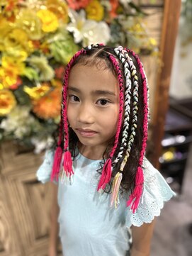 美容室 ティダ(Thida) ポイントブレイズ　毛糸編み