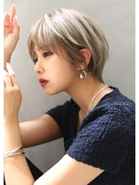 ブラン 栄(Blanc)&nbsp;【Blanc】ハイトーンショート＿ダブルカラー＿716