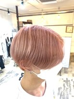 リッカヘアー(Ricca hair) 爽やかソフトアシメマッシュ韓流ナチュラル×ピンクアッシュ