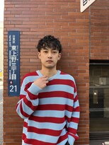 カーニー 上野(kearny)&nbsp;アップバング/ツーブロックマッシュ/波巻き[上野駅]