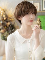 カバーヘア ブリス 川口(COVER HAIR bliss)&nbsp;斜めバング＆丸みショートヘルシースタイルa川口20代30代40代!