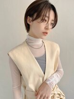 ムク 甲府(muku.)&nbsp;前髪/マチルダボブ/ピンクベージュインナー/グレージュ[甲府駅]