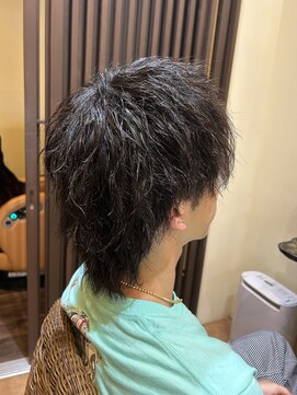 ヘアーリゾート トリップ(Hair Resort Trip) メンズウルフ×ツイストスパイラルパーマ