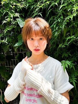 アンバー 池袋(amber) 大人ショートボブ/マロンベージュ/ショートパーマ[池袋駅]