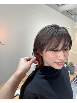 カイ(kai) 大人インナーカラー、オレンジ