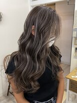 エトラ 渋谷店(etora)&nbsp;ハイライトカラーアッシュグレージュケアブリーチ
