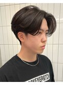 メンズ/センターパート/ニュアンスパーマ