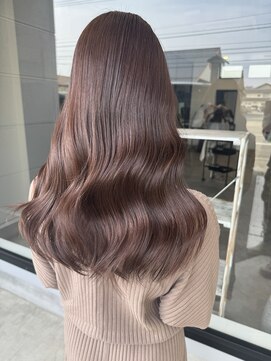 ナンバー(number+) 20代30代大人可愛い髪質改善カラーアッシュグレージュ