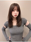 【柿本真優】レイヤーカット/ワンカールでモテヘア
