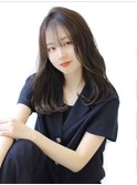 20代30代40代50代伸ばしかけのイメチェン内巻きセミロング