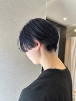 ザラブズラフズヘアー 守恒店(the loves laughs hair) ネイビーカラー