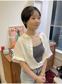 20代30代40代小顔ハンサムショートアッシュブルーブラック
