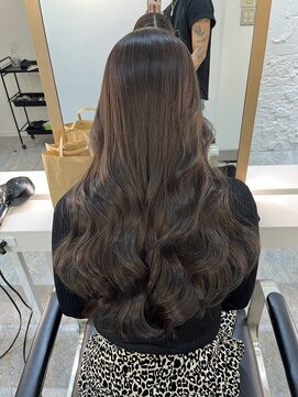 ブレンド 渋谷(BLend) 縮毛矯正.レイヤーカット.ブルーブラック.髪質改善. 黒髪