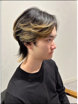 ノア(noah.) ブリーチの縮毛矯正/メンズウルフ