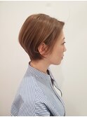 くびれショート/ハンサムショート/白髪ぼかし