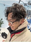 大きめスパイラルパーマ
