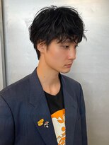 【ステップボーンカット】メンズショートマッシュ