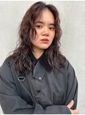 【北千住】カーリーヘアー×センターパート