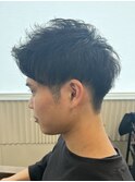 アップバングショートカットメンズカットメンズパーマ20代30代