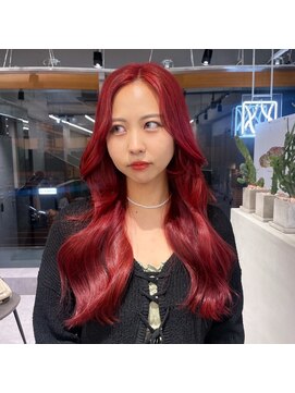 ワン バイ ジ エクト(One by The Ect) 【似合わせカットカラー】チェリーレッド・ワインレッド