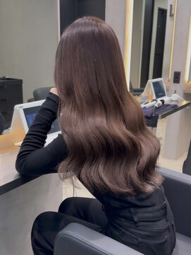 ラピス 福岡天神店(Lapis) ナチュラルグレージュ×エクステ80枚