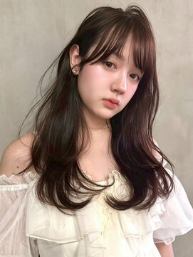 クィーンズガーデンバイケーツーギンザ(QUEEN’S GARDEN by K two GINZA) 髪質改善カラー/チョコレートブラウン/ロングレイヤー