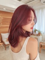 クレビア 名古屋(CreBiA)&nbsp;艶髪ウェーブ/髪質改善/透明感カラー/ピンクブラウン