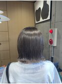 20代30代春色レイヤーボブ◎透明感アッシュ×くびれ小顔