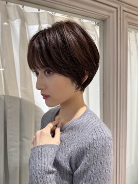 ハピネス クローバー 八木店(Happiness CLOVER) ハンサムショート　絶壁改善くびれヘアー　30代40代50代