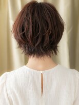モッズヘア 越谷(mod's hair) ナチュラルブラウンひし形丸みショートウルフ310W越谷30代40代
