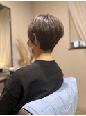 小顔ショート×髪質改善ココアブラウン×朝楽くびれショート