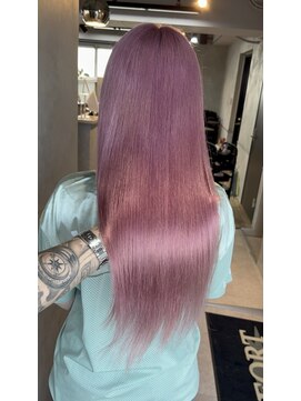 フォート(FORT) レイヤーカットケアブリーチダブルカラー　ピンクラベンダー