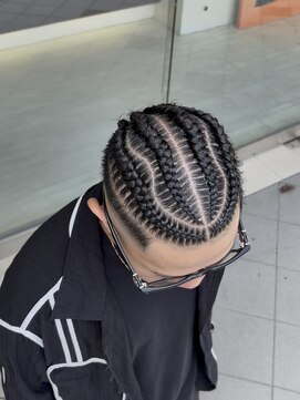 タイドヘアー 高槻2号店(TIDE HAIR) ウェーブコーンロウ