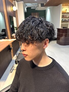 アトラクト バイ ラック 津田沼(Attract by LUCK) シャドウパーマ/津田沼/メンズパーマ/メンズ/ブリーチ