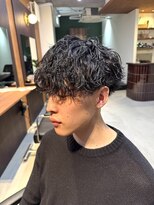 アトラクト バイ ラック 津田沼(Attract by LUCK) シャドウパーマ/津田沼/メンズパーマ/メンズ/ブリーチ